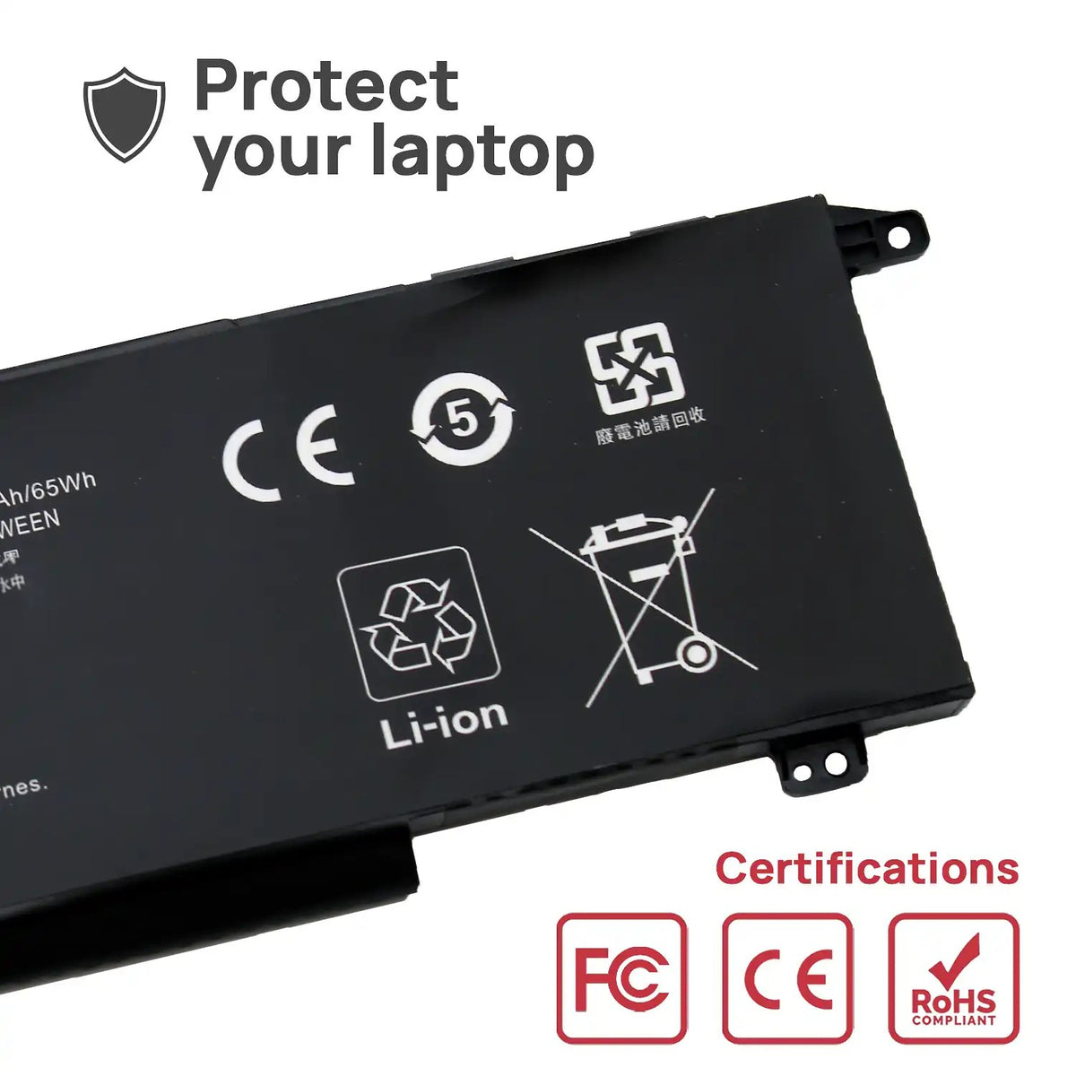 Batería Para Portátil Hp Omen 15-Ek 15-Ek0000 15-En 15-En0000 Sd06Xl Hstnn-Db9U (Tipo B)