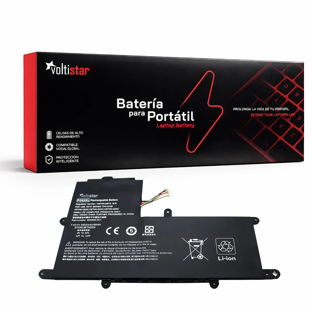 Batería Para Portátil Hp Stream Notebook 11-R Series Po02Xl