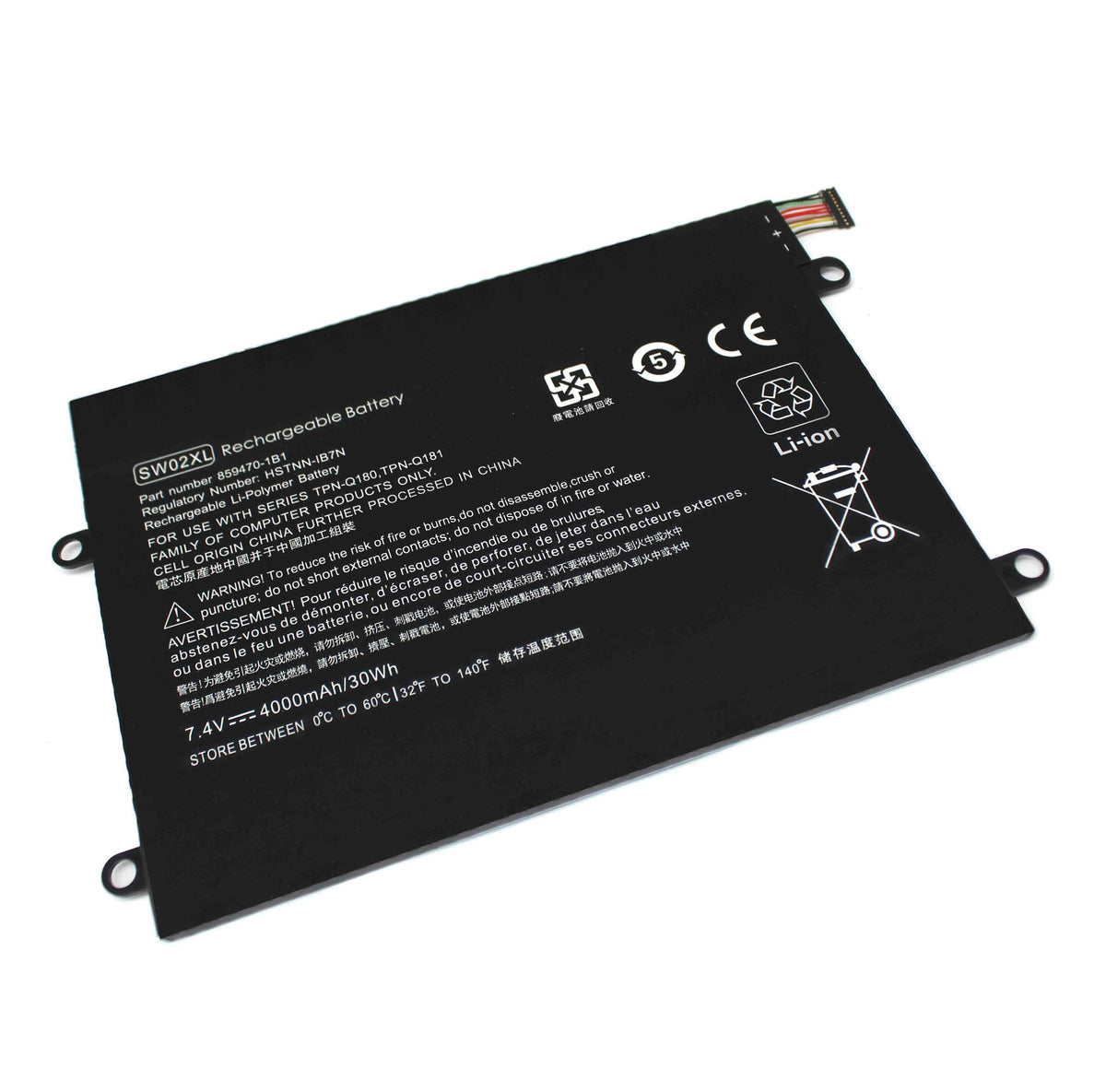 Batería Para Portátil Hp X2 210 G2 Sw02Xl 859517-855