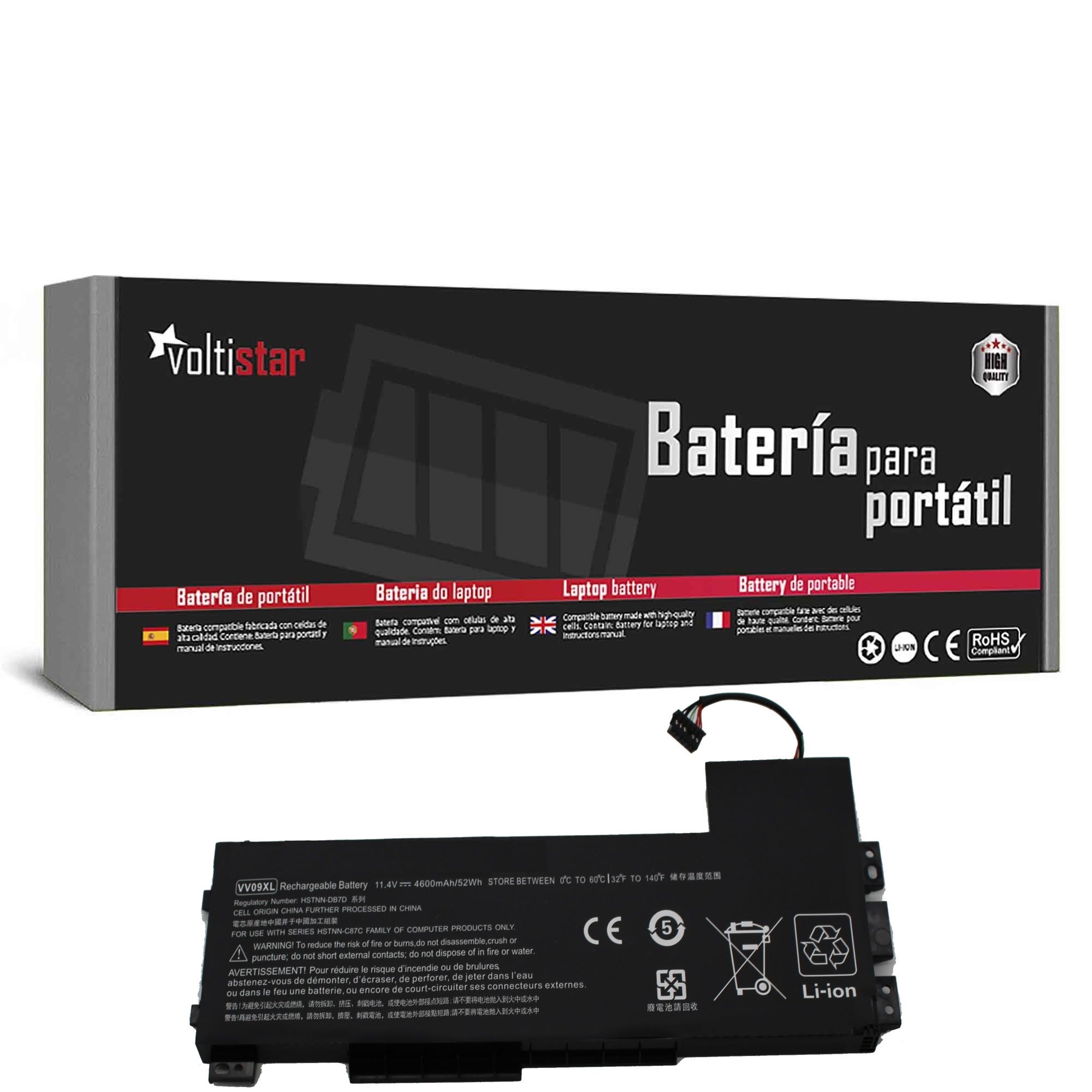 Batería Para Portátil Hp Zbook 15 G3 15 G4 Vv09Xl 808452-001 808452-005 11.1V
