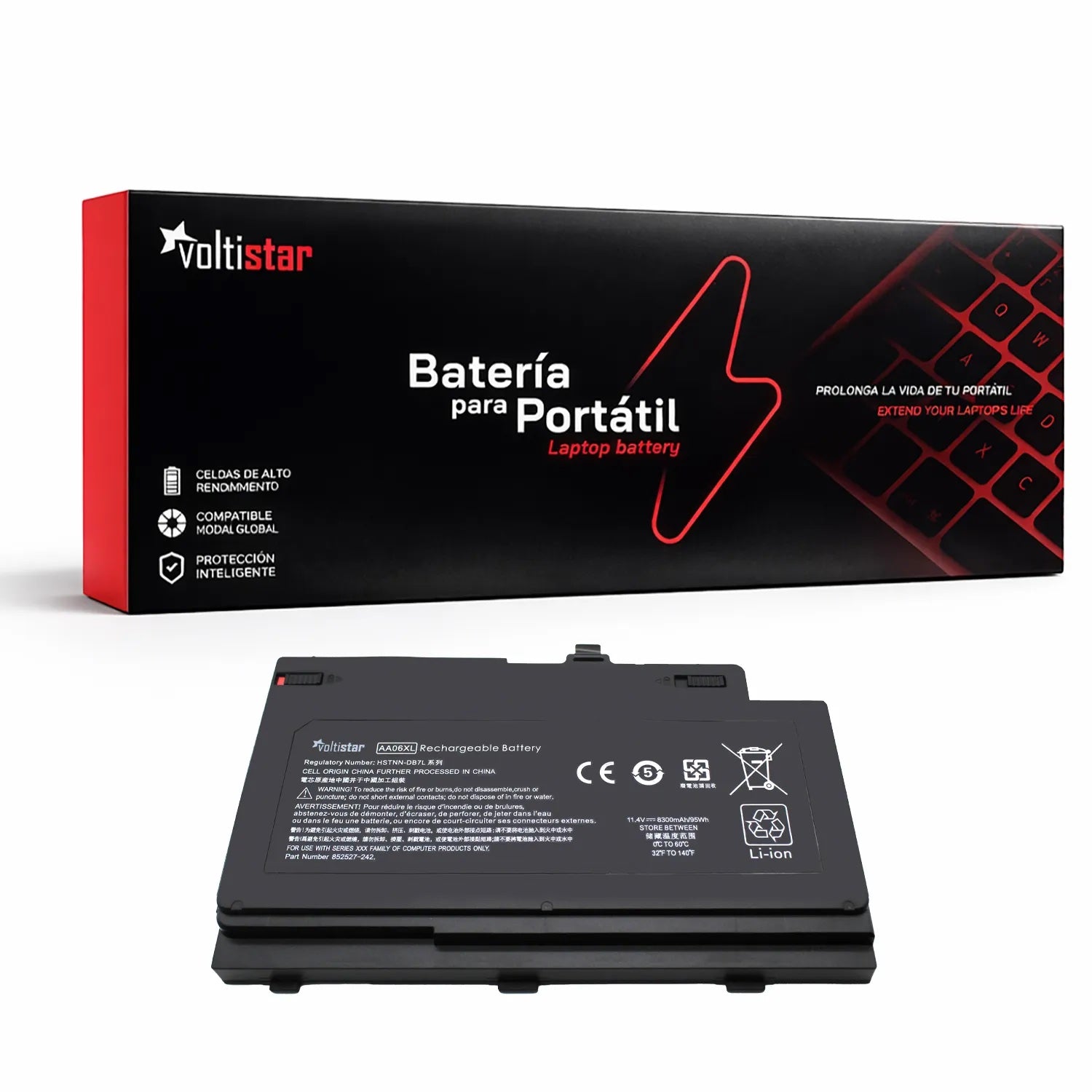 Batería Para Portátil Hp Zbook 17 G4 Aa06Xl Hstnn-Db7L Hstnn-C86C 852527-241