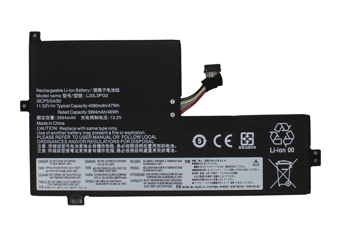 Batería Para Portátil Lenovo 300E Chromebook Gen 3 L20L3Pg0 11,52V 47Wh