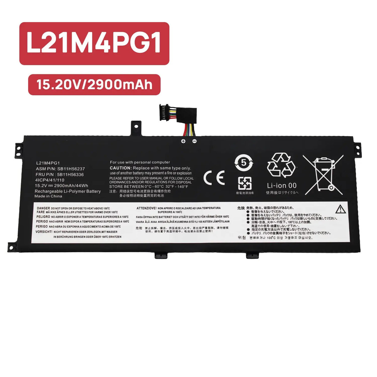 Batería Para Portátil Lenovo 5B10W51848 Thinkpad L13 Yoga G3 G4