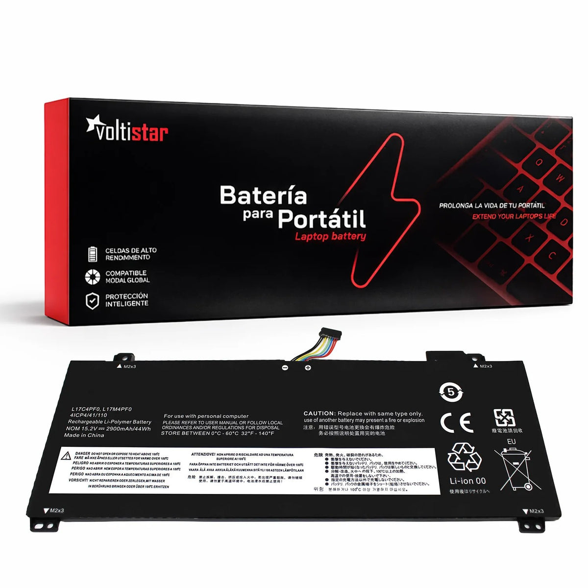 Batería Para Portátil Lenovo Ideapad S530 Series L17C4Pf0 L17M4Pf0