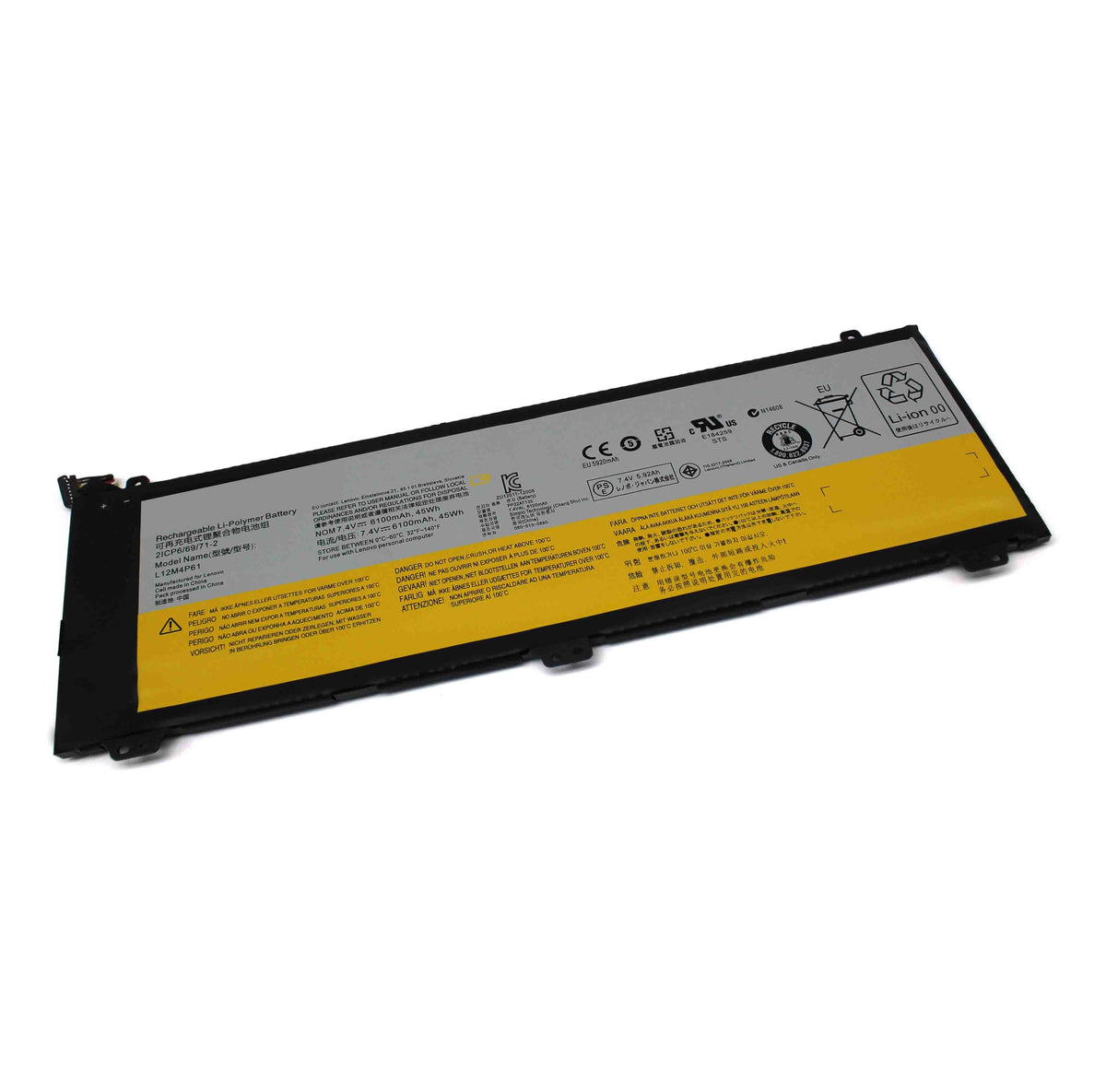 Batería Para Portátil Lenovo Ideapad U330P U330T U330 Touch L12M4P61 L12L4P61