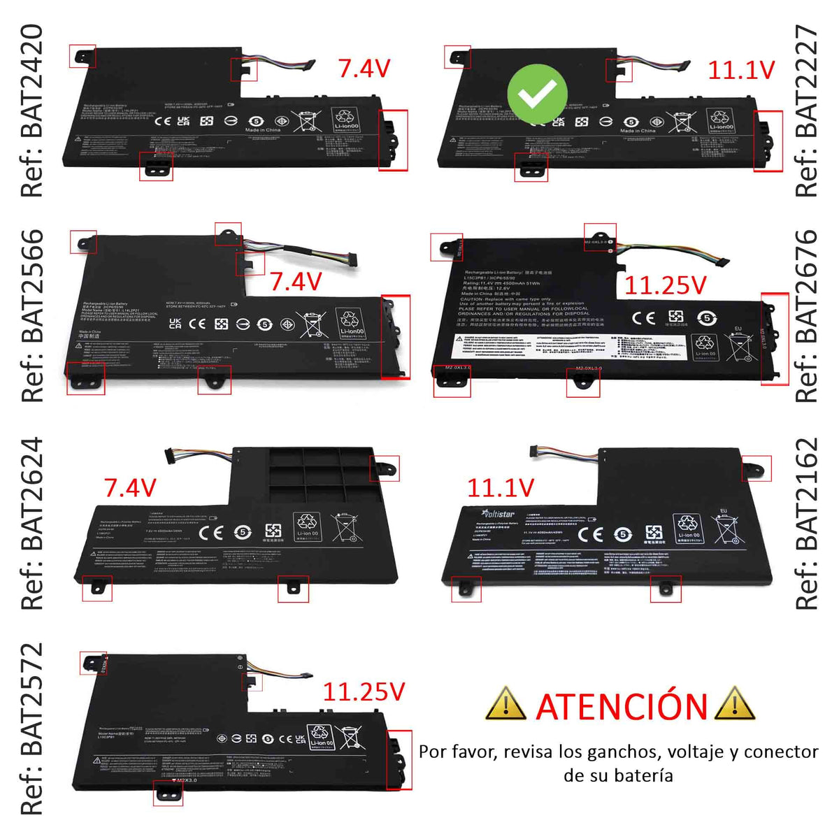 Batería Para Portátil Lenovo Ideapad 300S 310S-14Isk 500S-14Isk L14M2P21