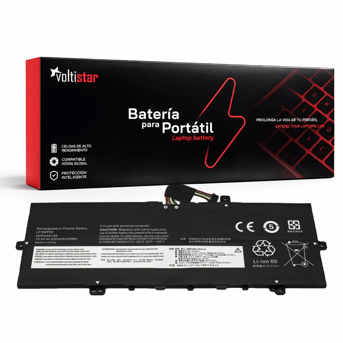 Batería Para Portátil Lenovo Thinkbook 13X G2 13S G4 L21M4Pd0 L21C4Pd0