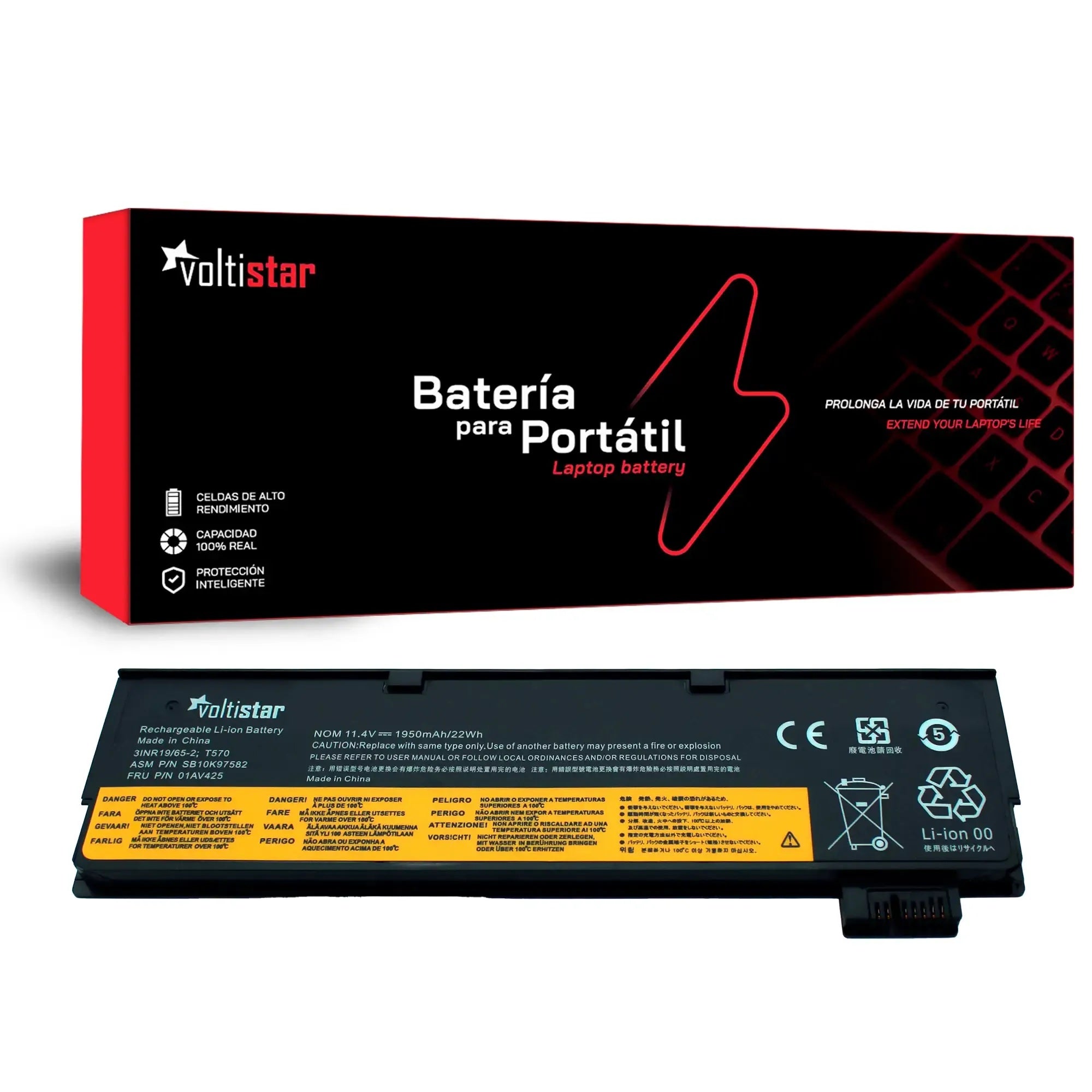 Batería Para Portátil Lenovo Thinkpad P51S T25 T470 T580