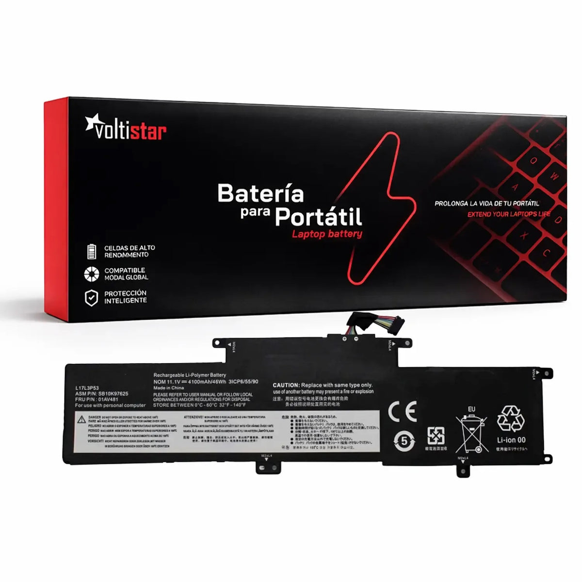 Batería Para Portátil Lenovo Thinkpad L380 Yoga-20M7001Dmx L17L3P53