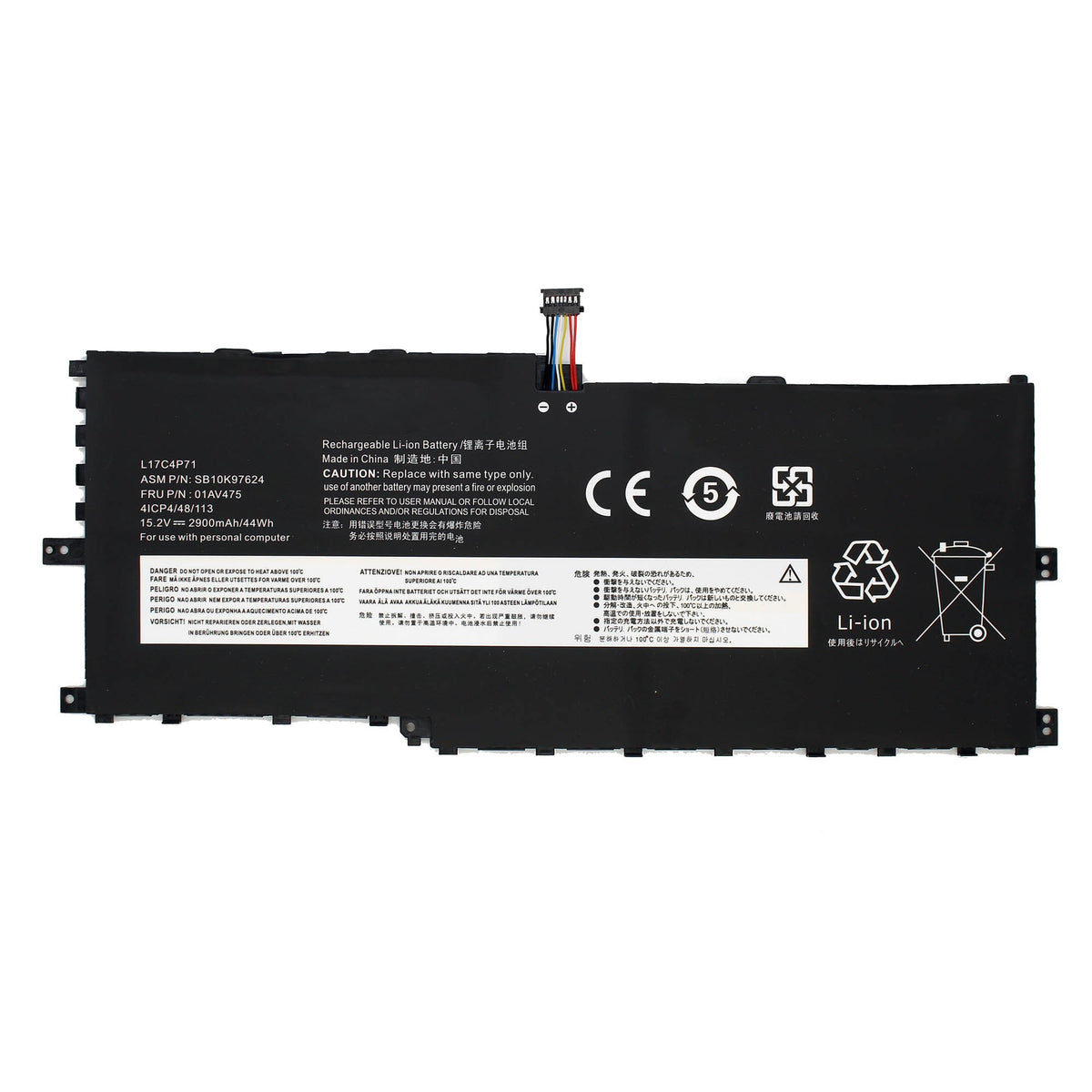 Batería Para Portátil Lenovo Thinkpad X1 Yoga Gen 3 Gen 2018 Series L17C4P71 L17M4P71 L17M4P73