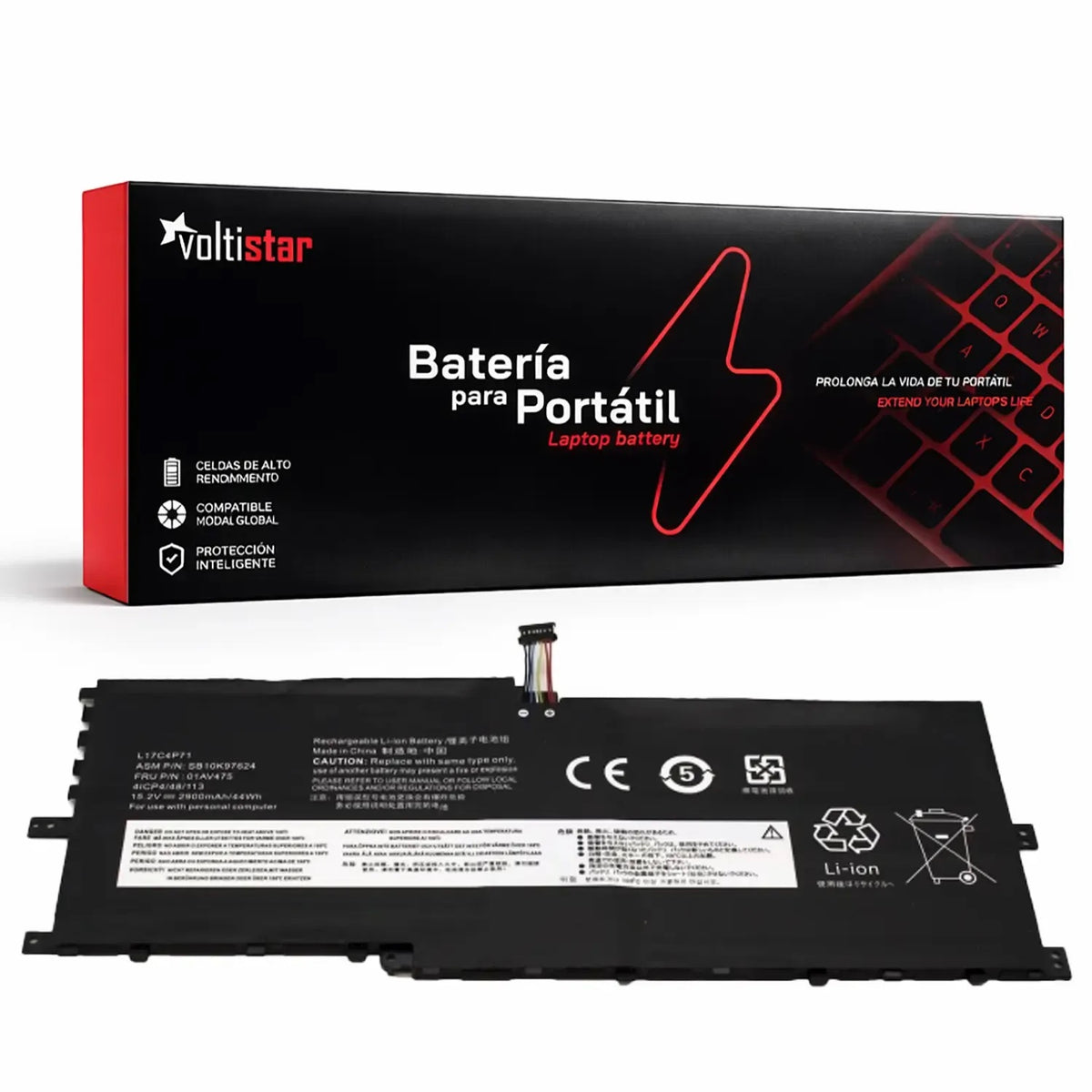 Batería Para Portátil Lenovo Thinkpad X1 Yoga Gen 3 Gen 2018 Series L17C4P71 L17M4P71 L17M4P73