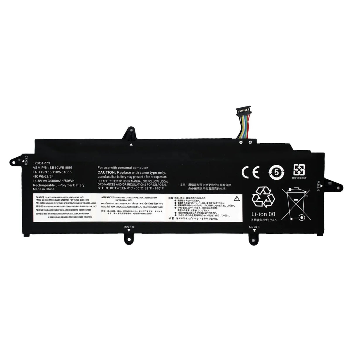 Batería Para Portátil Lenovo Thinkpad X13 G2 X13 G3 Series L20D4P73
