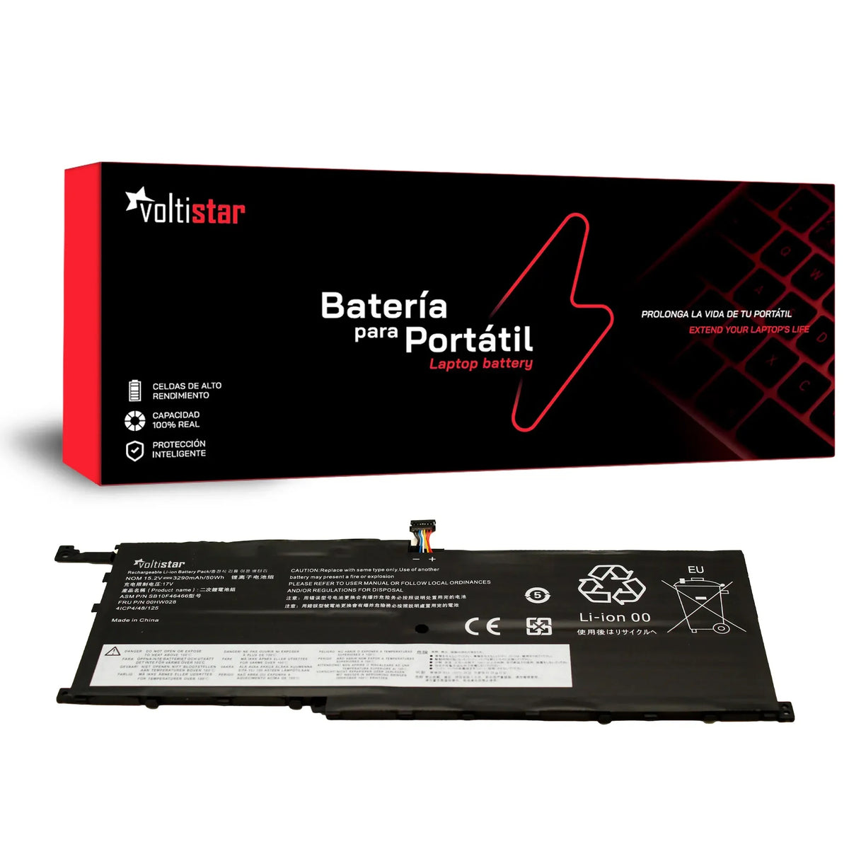 Batería Para Portátil Lenovo Thinkpad X1C Yoga 00Hw028 00Hw029 01Av438 01Av439