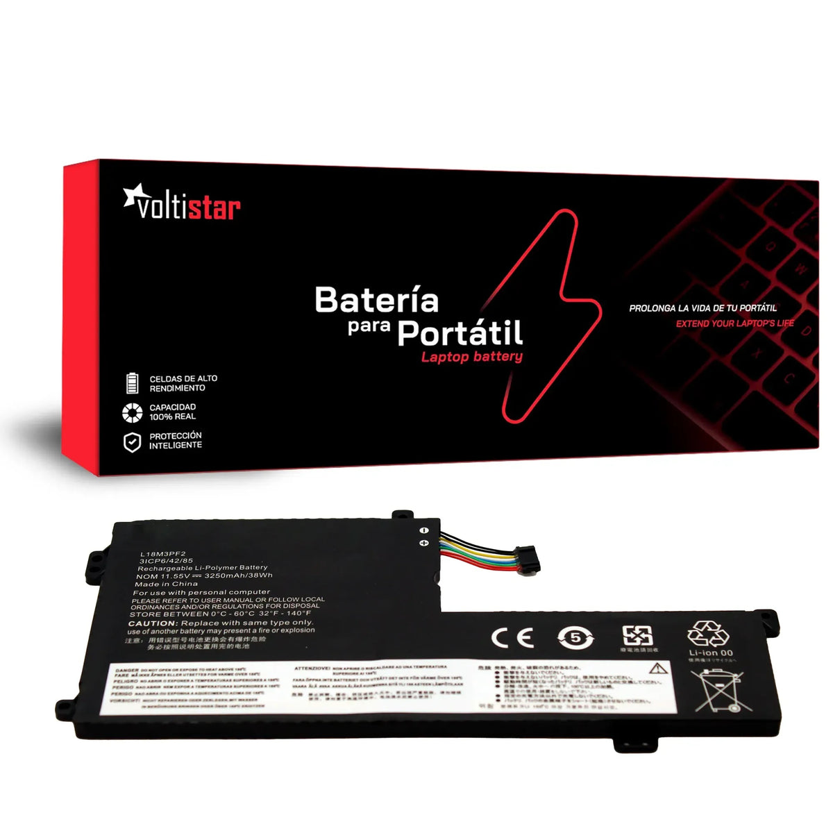 Batería Para Portátil Lenovo V155-15Api Series L18C3Pf2