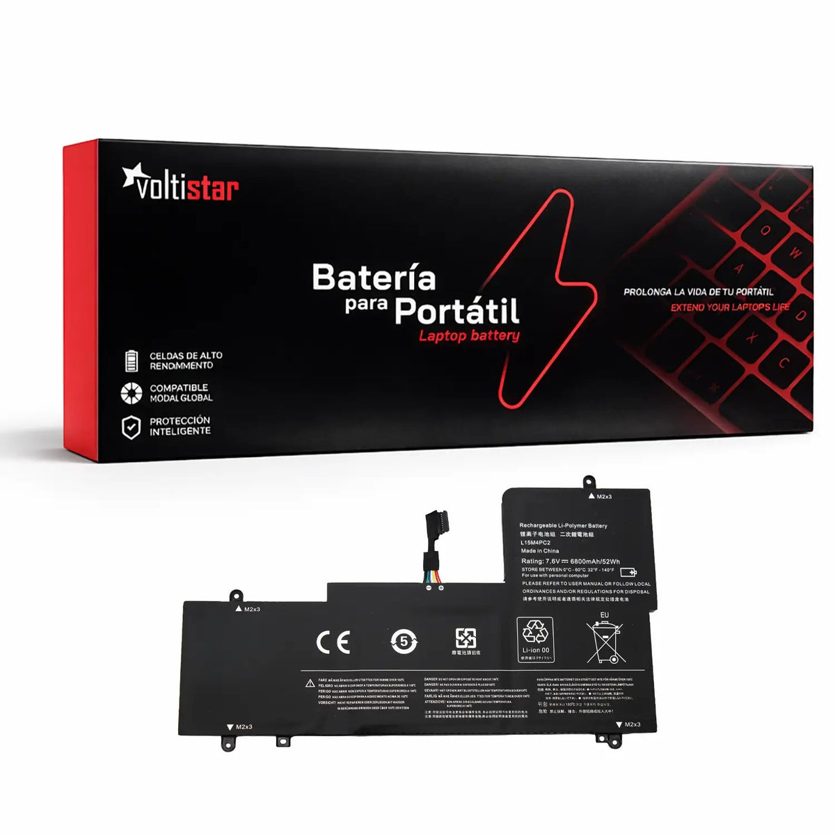 Batería Para Portátil Lenovo Yoga 710-15Ikb 5B10K90778