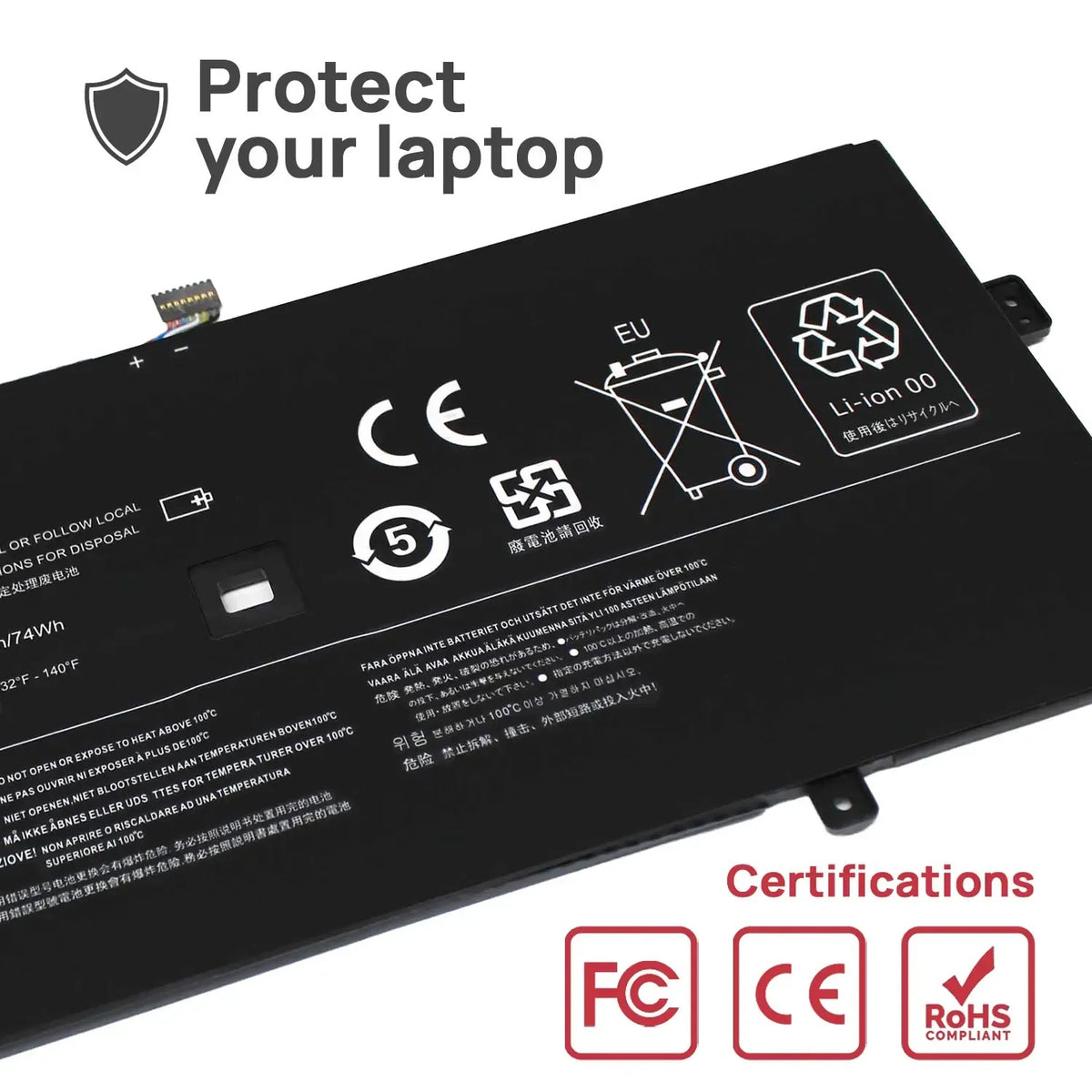 Batería Para Portátil Lenovo Yoga 910-13Ikb Yoga 5 Pro L15M4P23 L15C4P21 L15C4P22