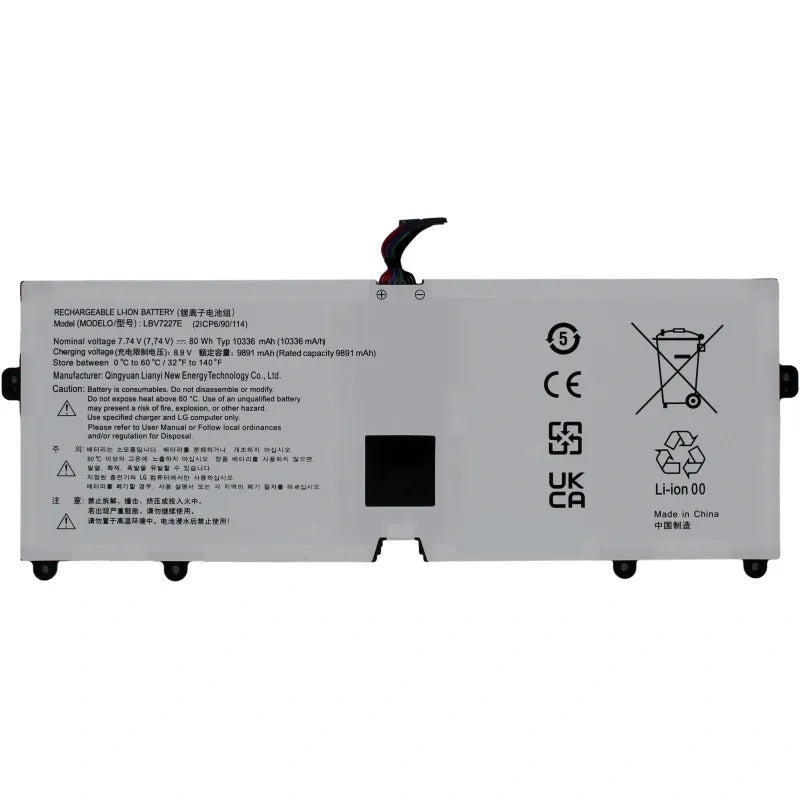 Batería Para Portátil Lg Gram 17Z970-K.Aa55A8 Lbv7227E