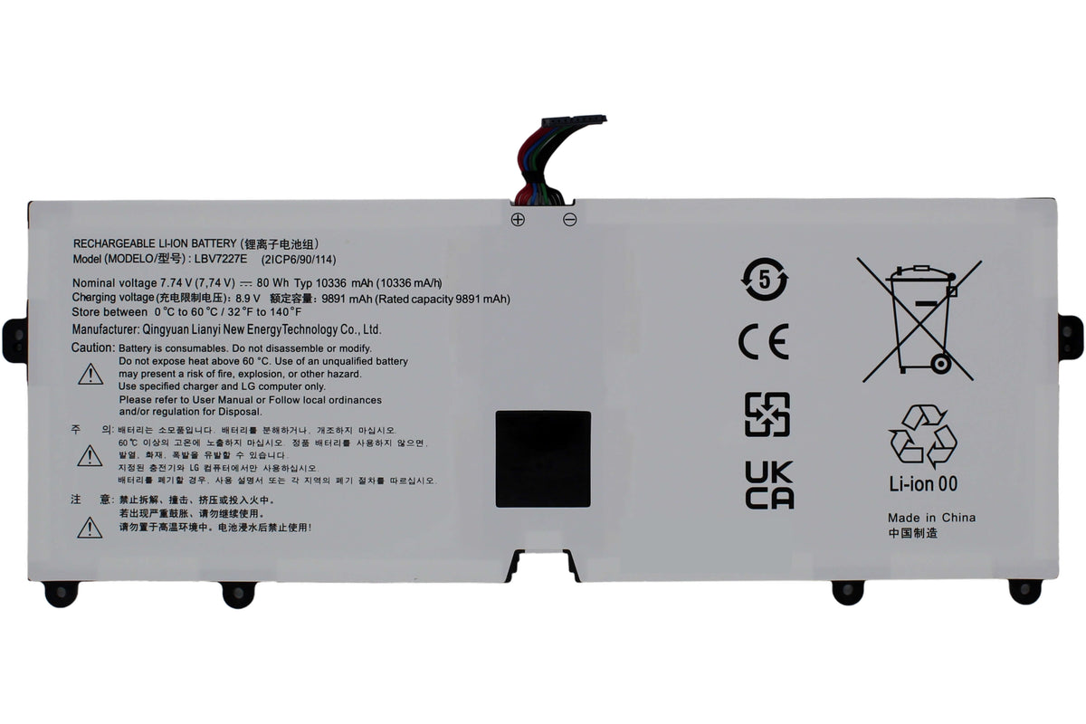 Batería Para Portátil Lg Gram 17Z970-K.Aa55A8 Lbv7227E