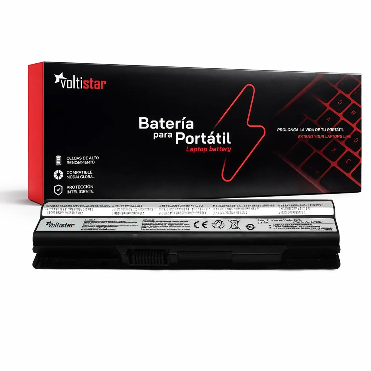 Batería Para Portátil Msi / Medion Akoya Bty-S14 Bty-S15