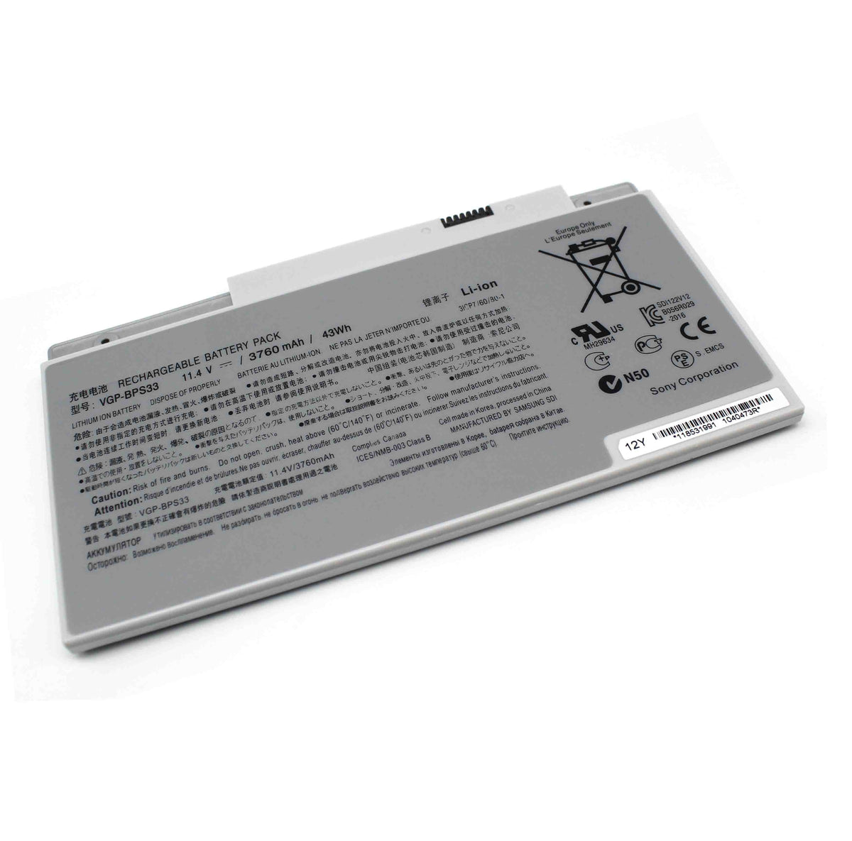 Batería Para Portátil Sony Vaio Svt-14 Svt-15 T14 Vgp-Bps33
