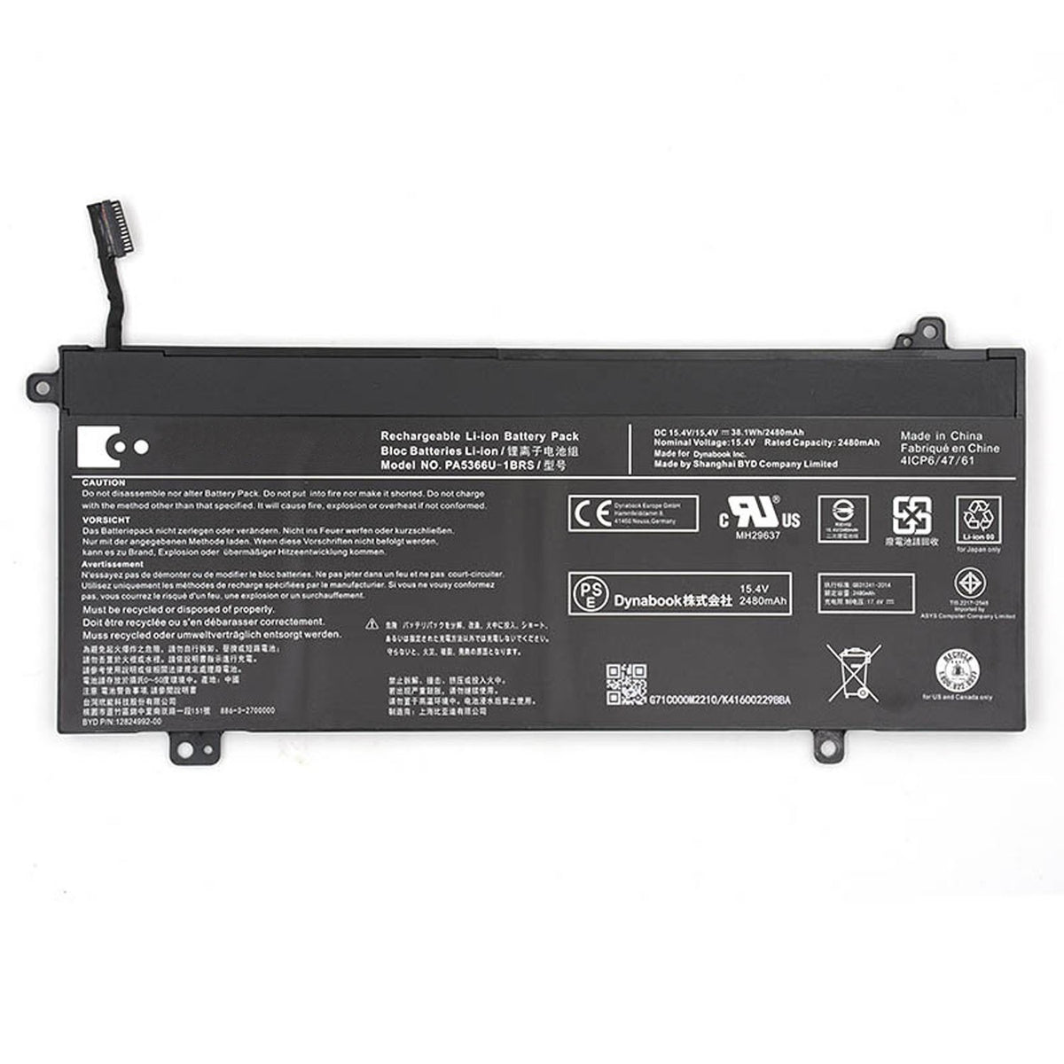 Batería Para Portátil Toshiba Dynabook Satellite Pro L50-G Pa5366U-1Brs