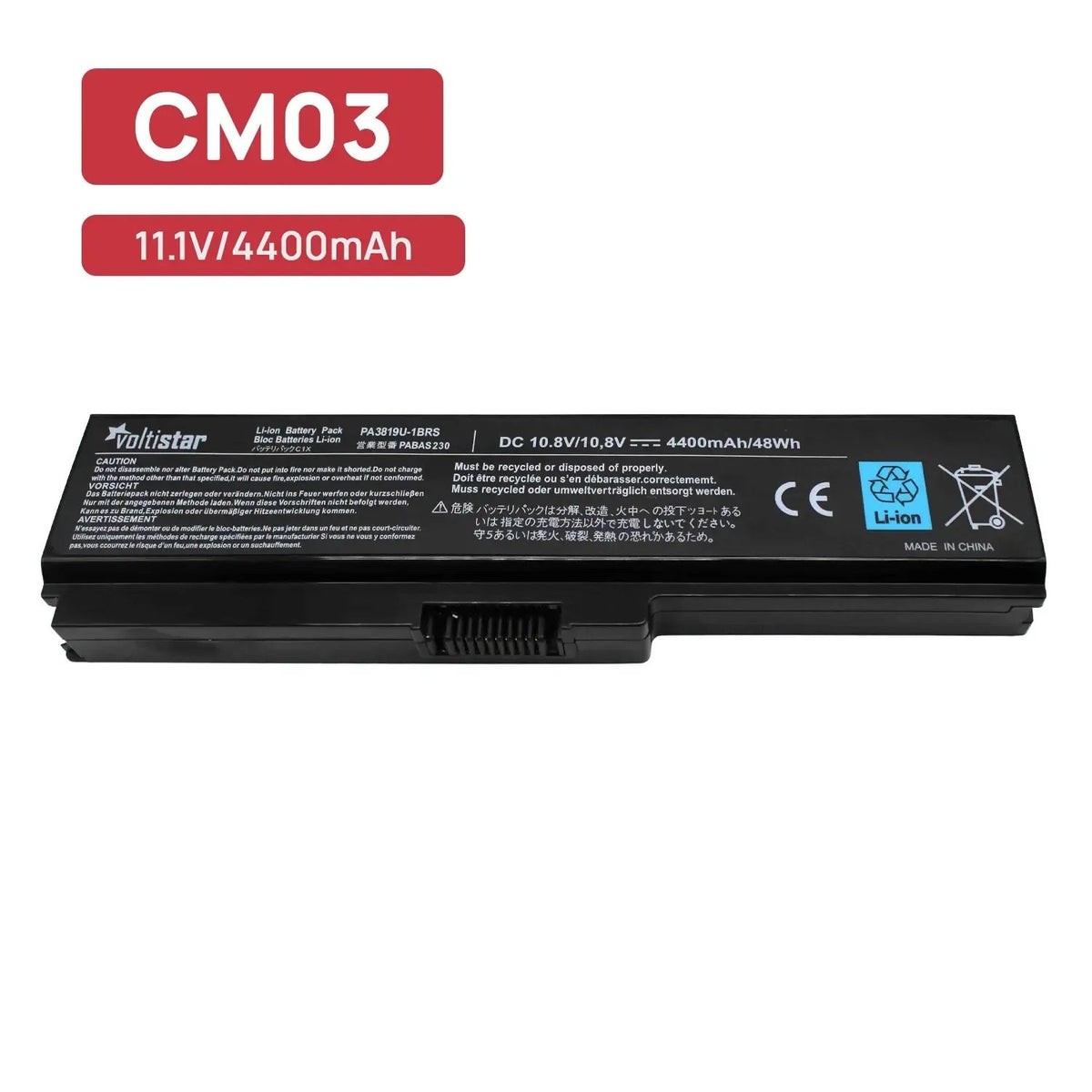 Batería Para Portátil Toshiba Satellite M900 M900D M901 M906 M909 M915 10.8V 4400Mah