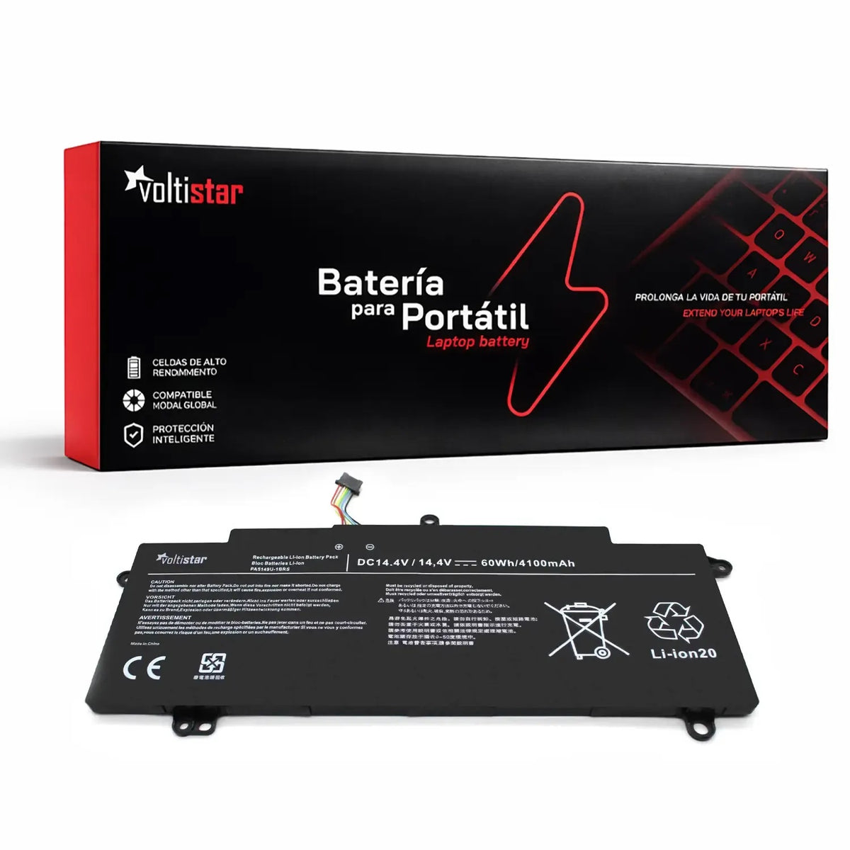 Batería Para Portátil Toshiba Tecra Z40 Z50 Z50-A Z50-A-11H Series Pa5149U-1Brs