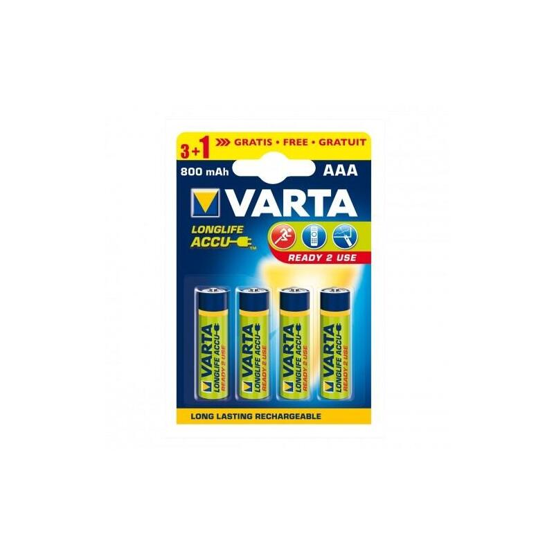 Batería R3 800 Mah 4szt Ready 2 Use