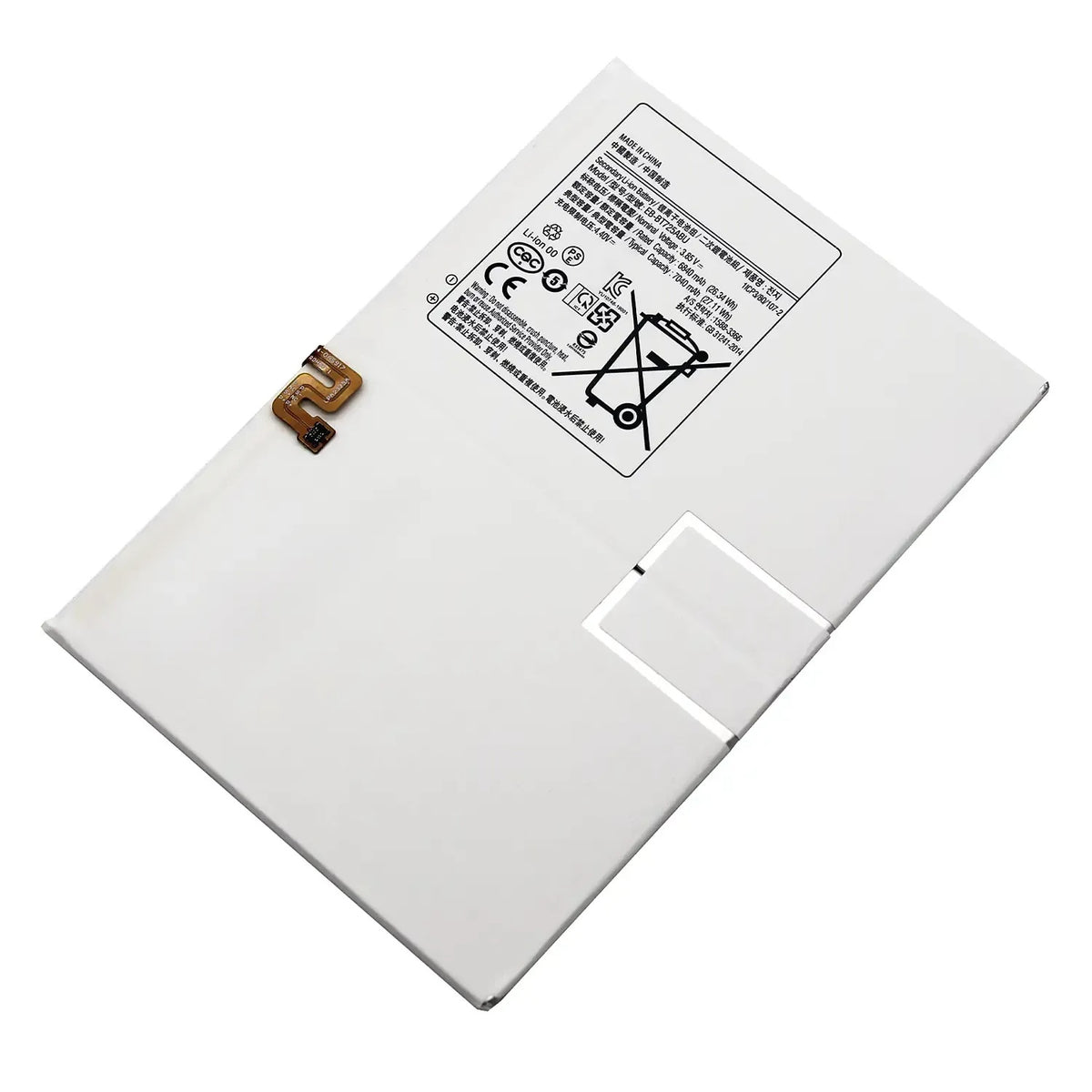 Bateria Para Tablet Samsung Eb-Bt725Abu Gh43-04928A 26.18Wh 3.85V 6800Mah