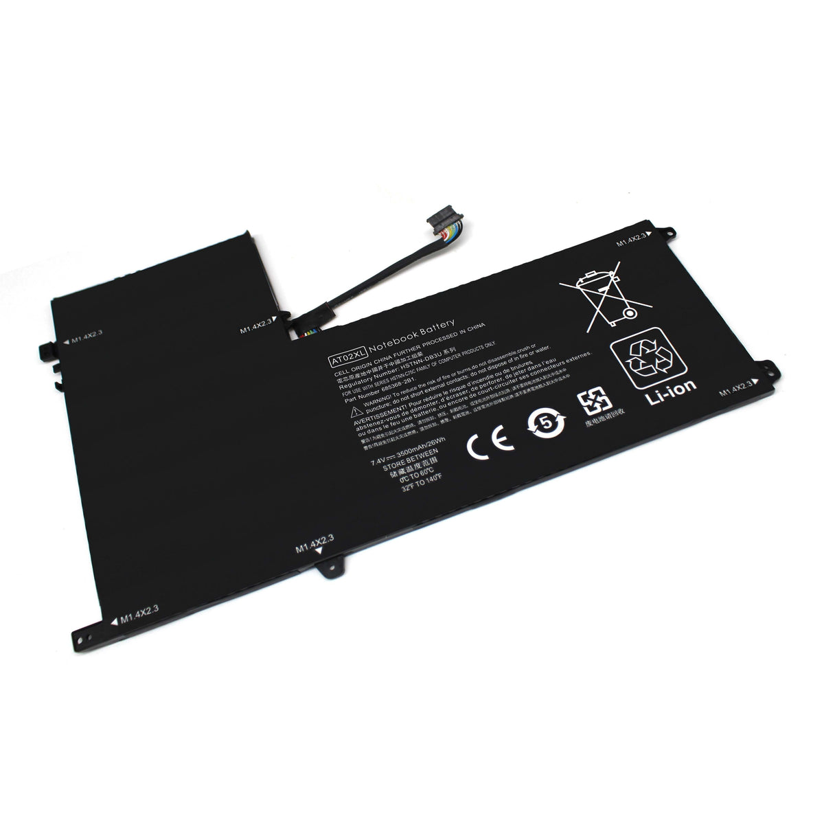 Batería Para Tablet Hp Elitepad 900 G1 At02Xl Hstnn-C75C Hstnn-Ib3U