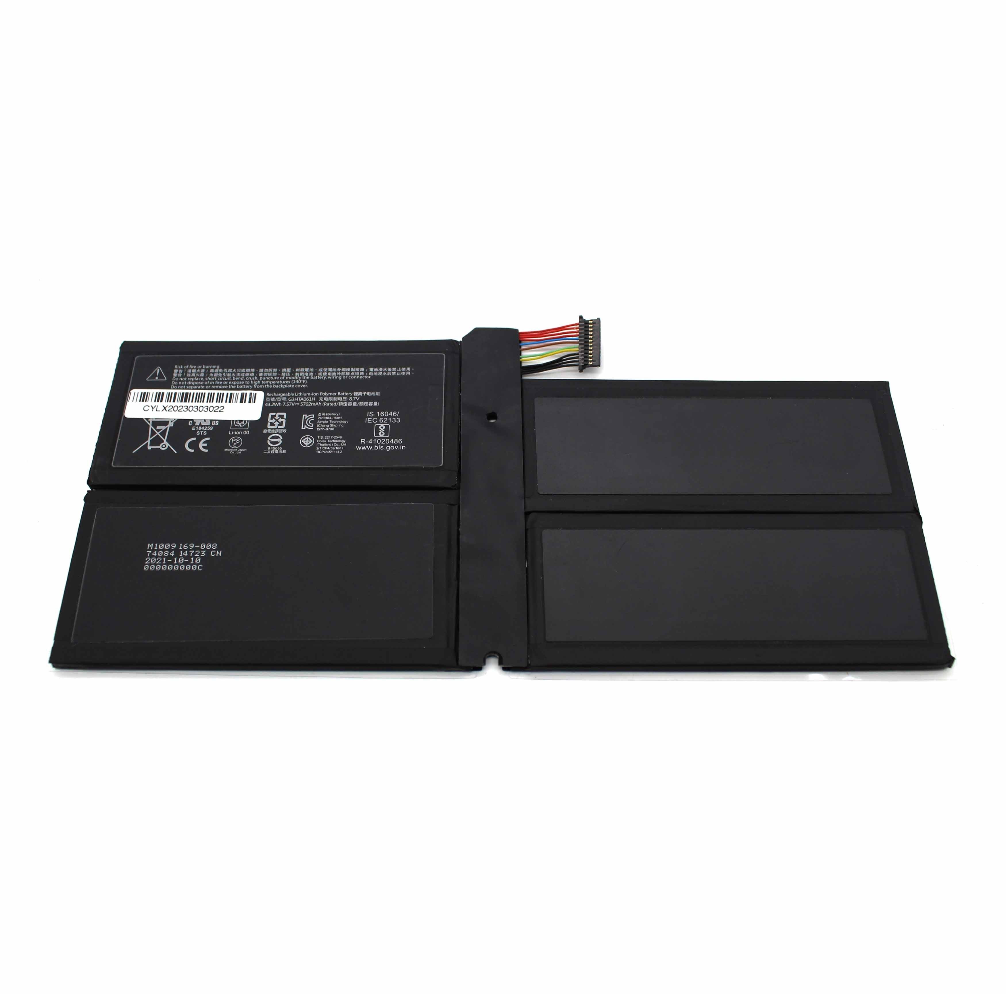 Batería Para Tablet Microsoft Surface Pro 7 1866 G3Hta061H