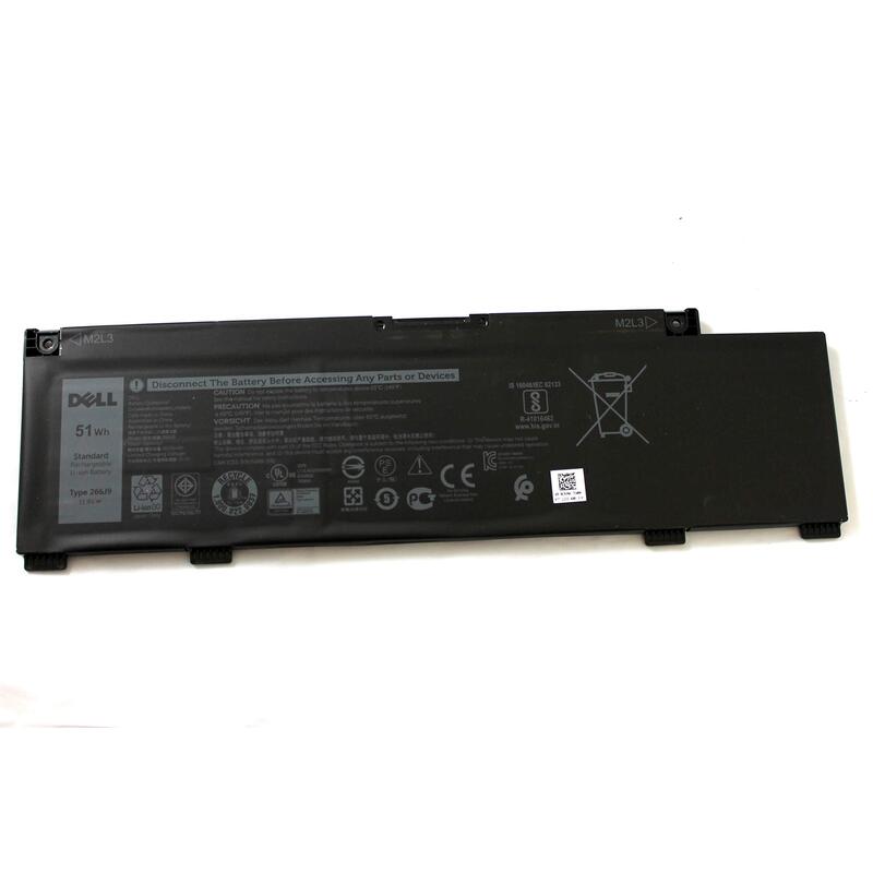 Battery, 51whr, 3 Cell,  Lithium Ion