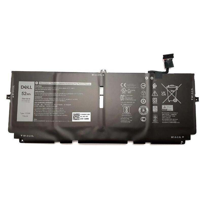 Battery, 52whr, 4 Cell, - Lithium Ion - Warranty: 6m
