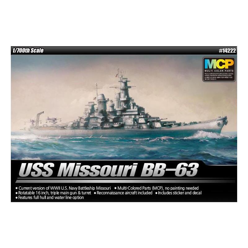 Bb-63 Uss Missouri 1/700