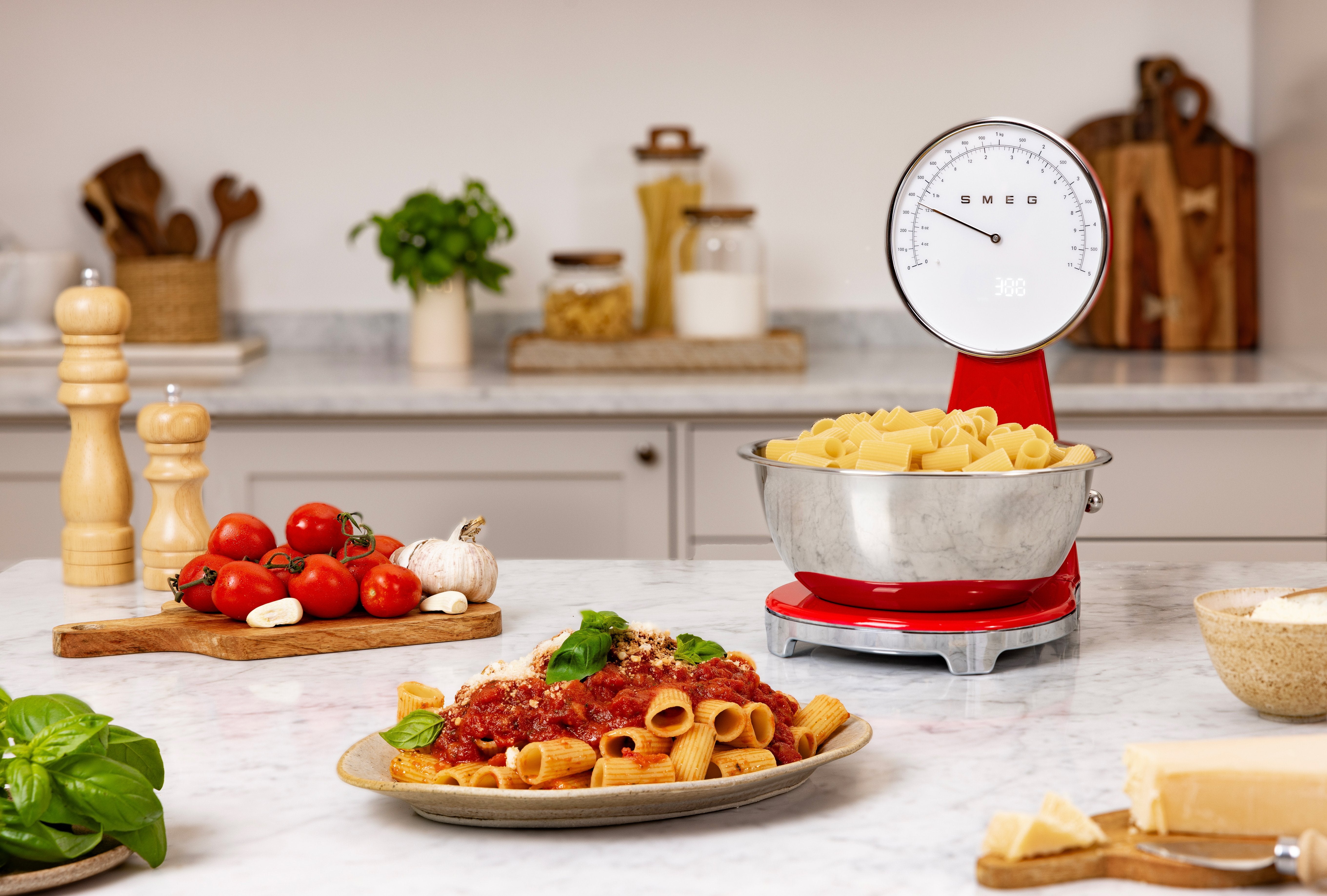EAN 8017709344559 - Smeg KSF01RDWW báscula de cocina Rojo Encimera Báscula electrónica de cocina imagen 8