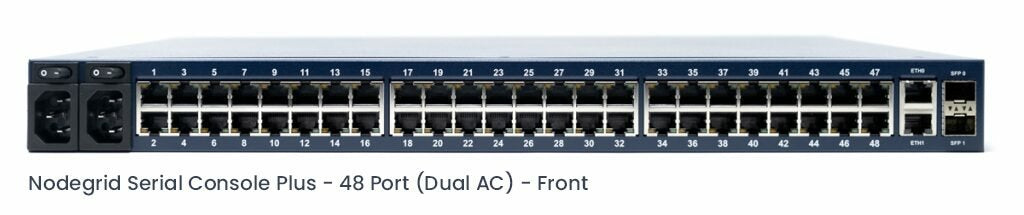 Nodegrid Serial Console Plus. 48-Port Cisco Rolled, Dual Zpe-Nscp-T48r-Stnd-Dac