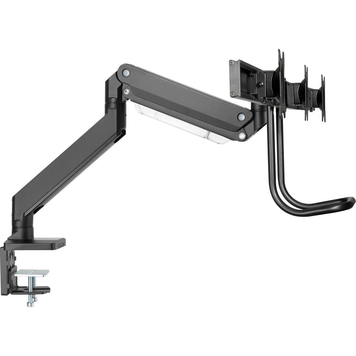 Soporte De Escritorio Inline Con Elevador Y Usb 3.0, Móvil, Para 3 Pantallas De Hasta 27" Máx. 3x6kg