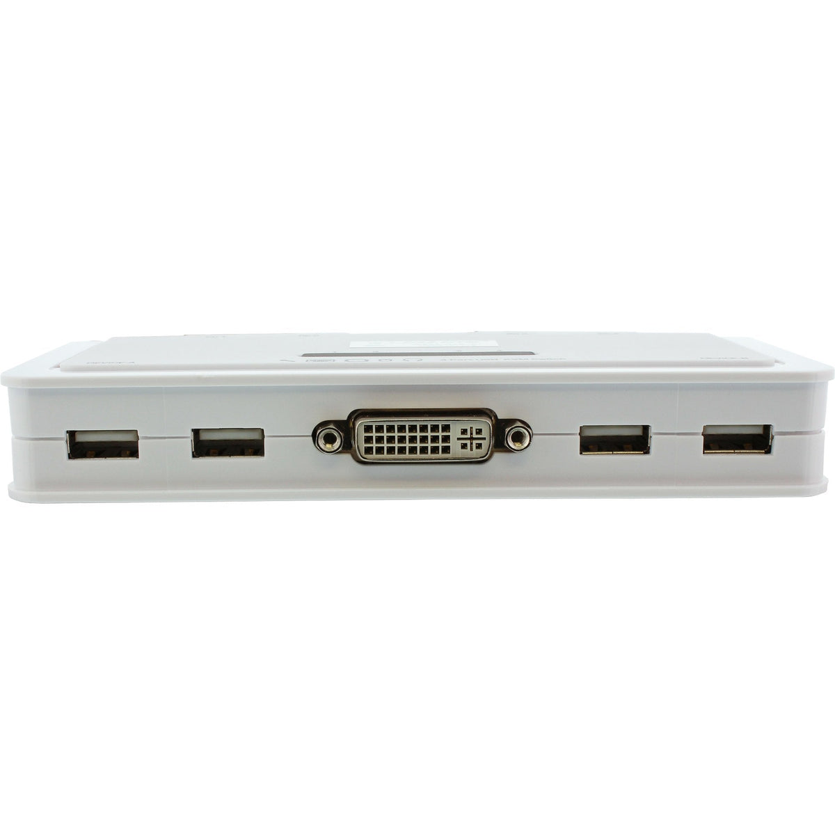 Switch Kvm Inline De 4 Puertos Dvi-D + Usb + Audio Incl. 2 Juegos De Cables