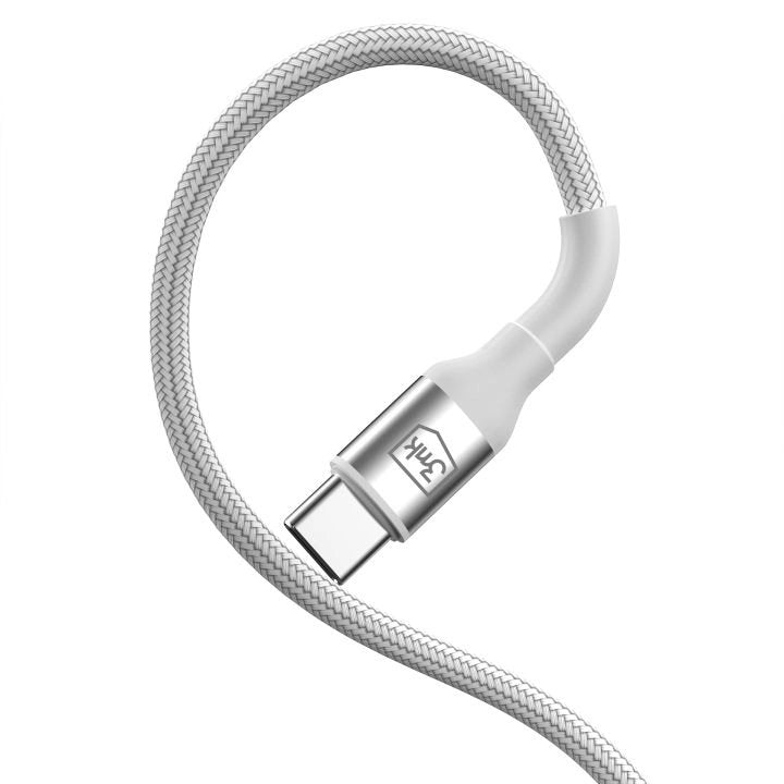 Cable 3mk Hyper N-Series C To C 1m Pd 3.0 Qc 3.0 20v 3a 60w White