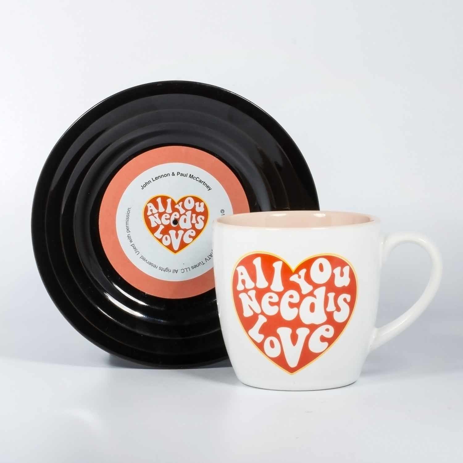 Thumbs Up 1001707 Taza "Todo Lo Que Necesitas Es Amor" Blanco