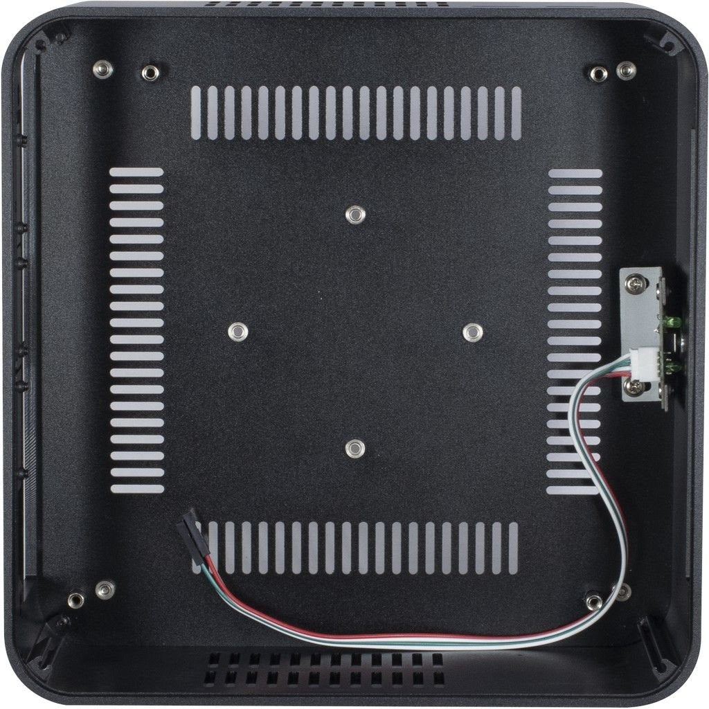 Inter-Tech Itx A80s Mini Tower Negro 60 W, Caja Htpc Negro, Mini Tower, Pc, Negro, Itx, Aluminio, 4 Cm