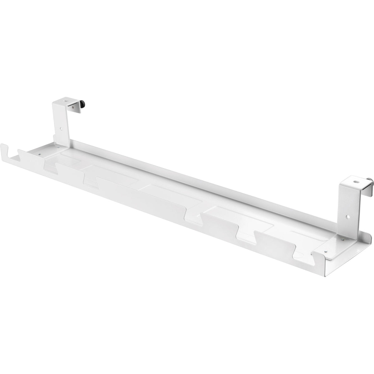 Inline Guía De Cable/Estante Para Montaje Debajo De La Mesa, Blanco