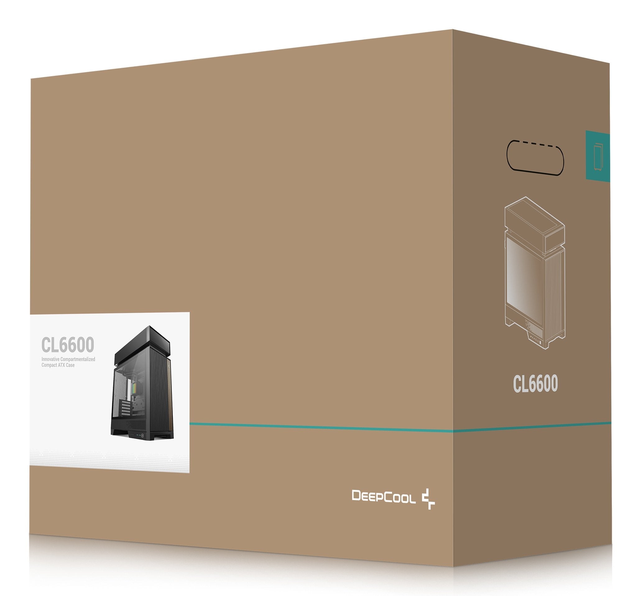 Caja Pc Midi Deepcool Cl6600 360mm Aio Negro  R-Cl6600-Bknna0-G-1