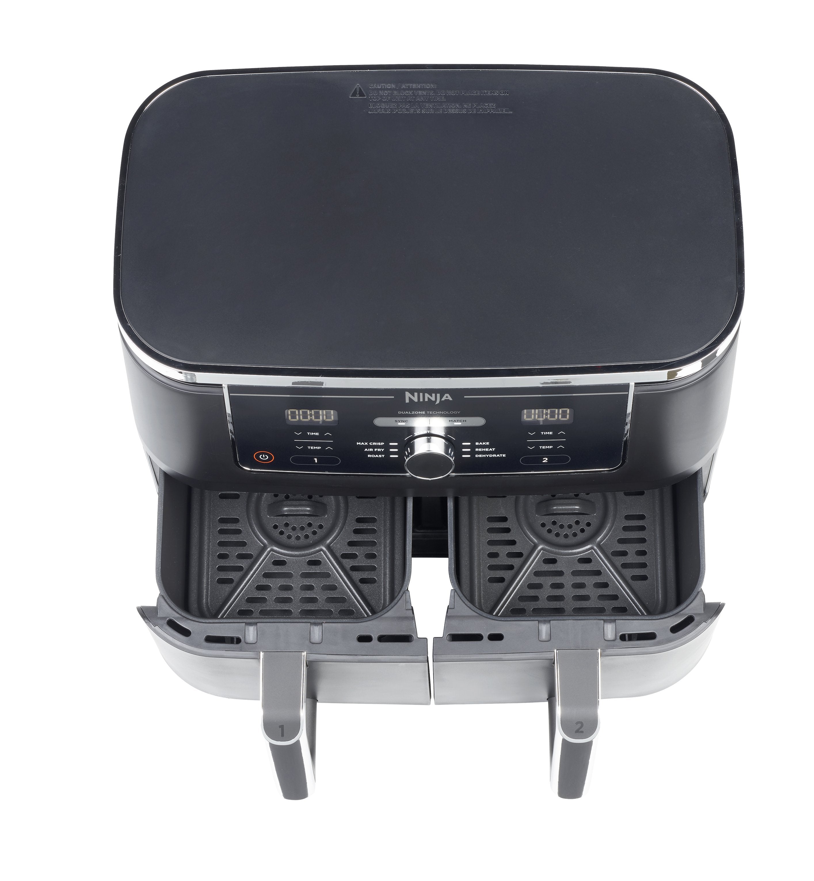 EAN 0622356245272 - Ninja AF400EU freidora Doble 9,5 L Independiente 2470 W Freidora de aire caliente Negro imagen 5
