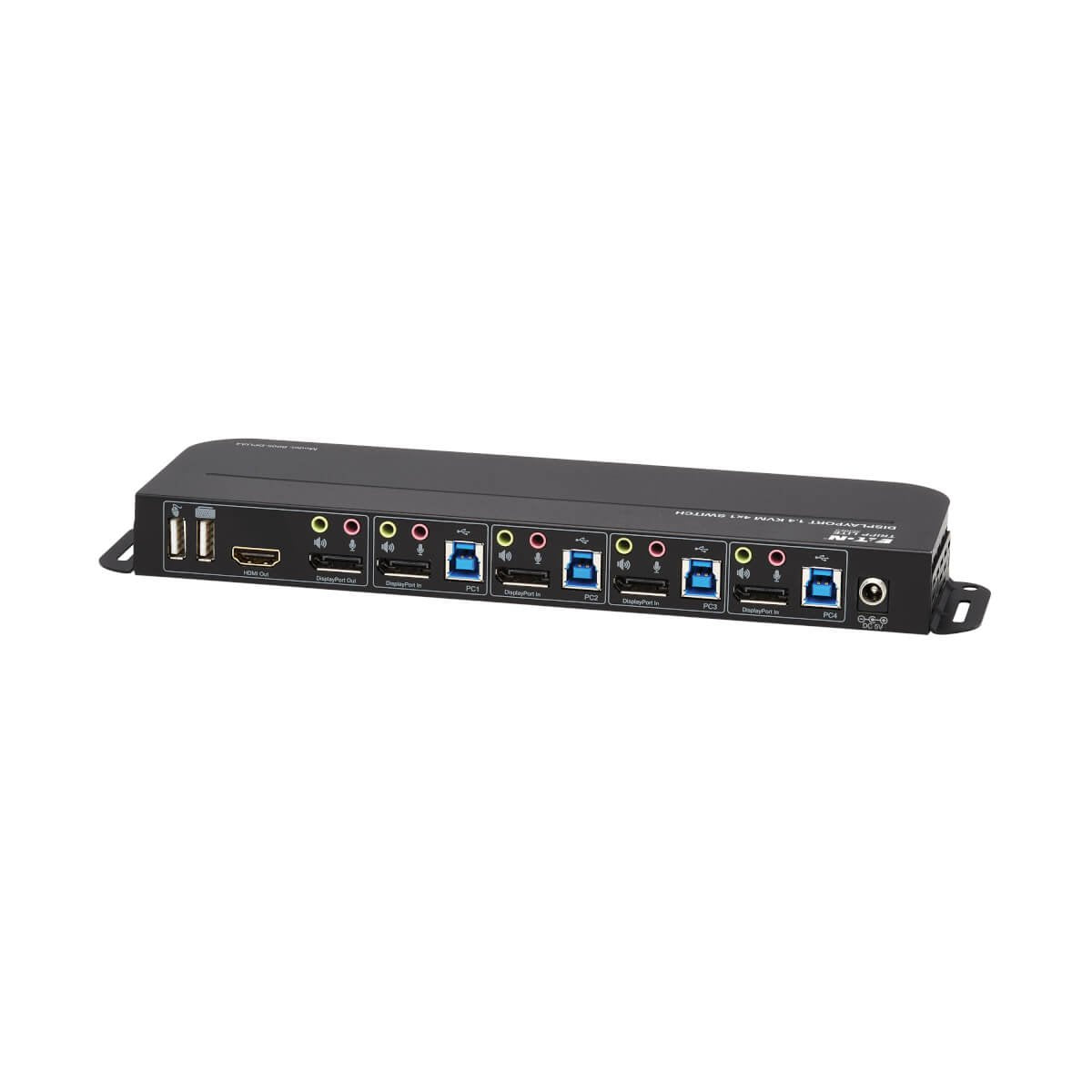 Eaton Tripp Lite  4-Port Displayport/Usb Kvm Switch 4k 60 Hz Hdr Hdcp 2.2 Ir Dp 1.4 Usb Sharing