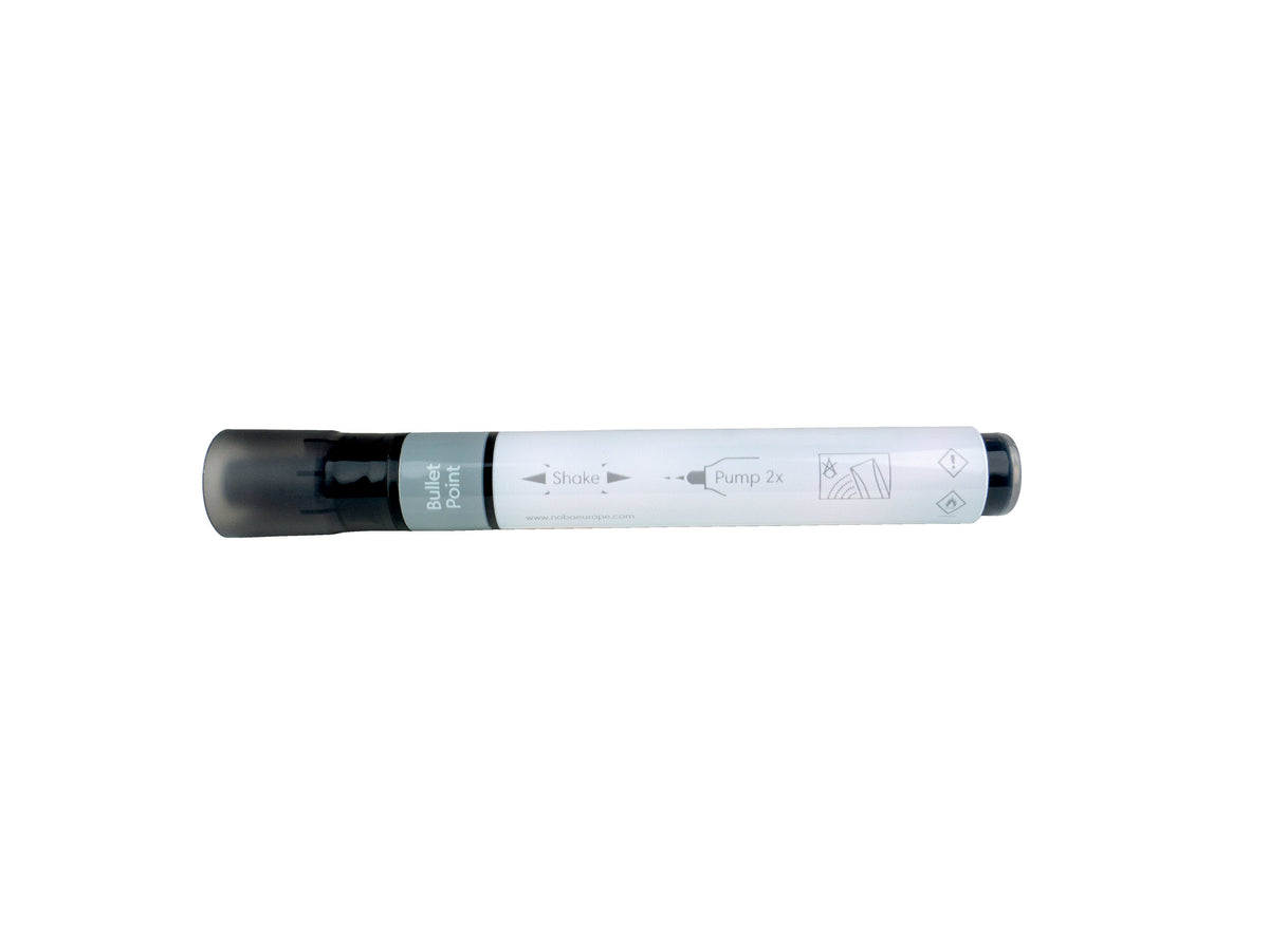 Nobo Liquid Ink - Marker - No Permanente - Para Flipchart, Overhead-Projektor-Láminas, Whiteboard - Negro, Rojo, Azul, Verde - Base De Alcohol Tinta - 3 Mm (Paquete De 6)