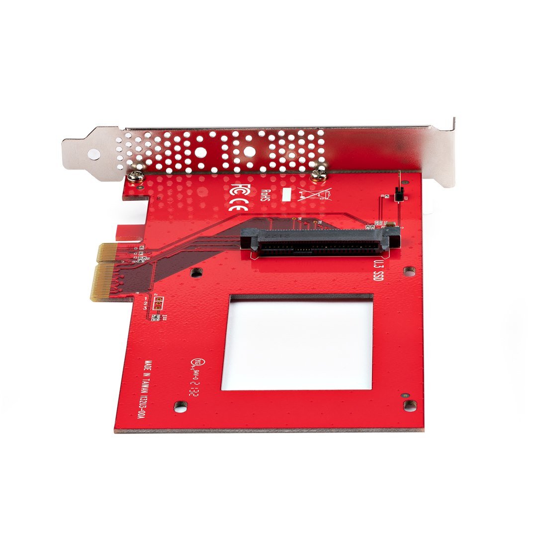 Startech Tarjeta Adaptador U.3 A Pcie Pcie 4.0 X4 Para Ssds U.3 Nvme De 2,5 Pci Express Sff-Ta-1001