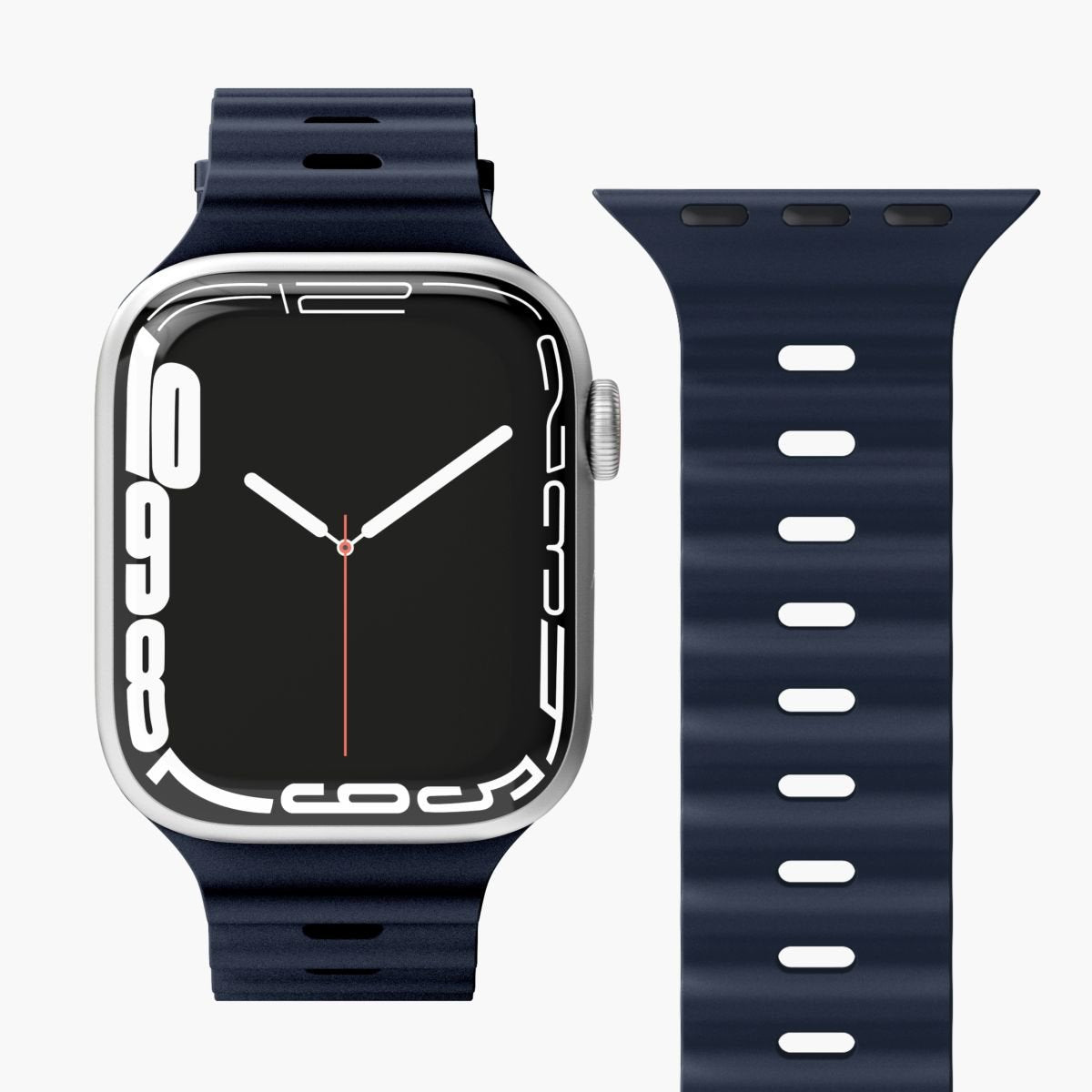 Vonmählen Watchstrap For Apple Ocean Band Funda 1 Band One Navy (Aws00080)
