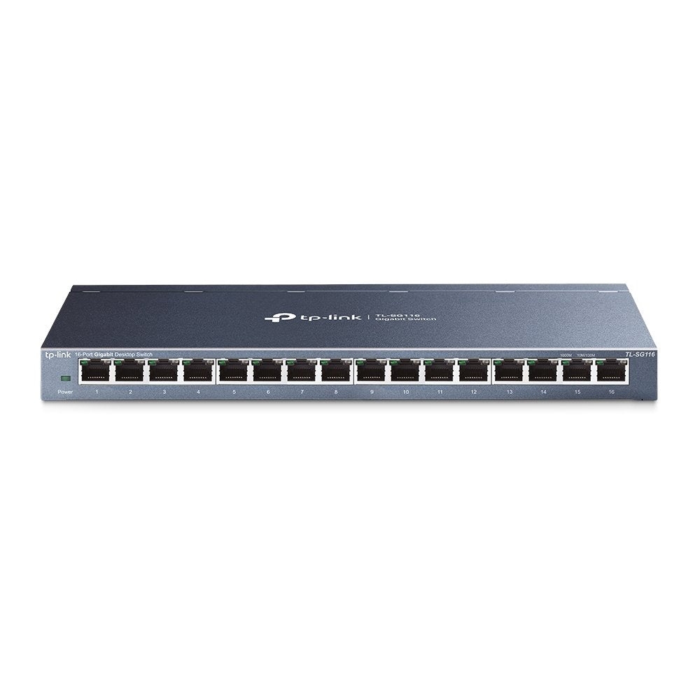 Switch No Gestionable Tp-Link Sg116 16p Giga Carcasa Metalica No Rack