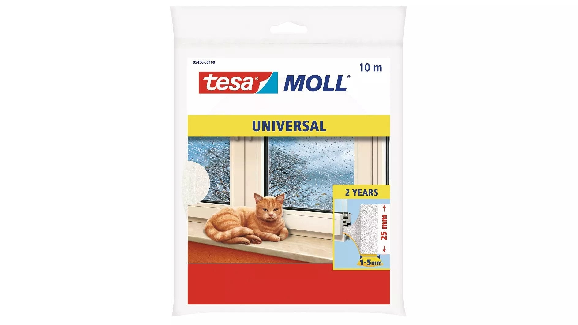 Tesamoll Schaummoff Universal 1m X 5mm Blanco